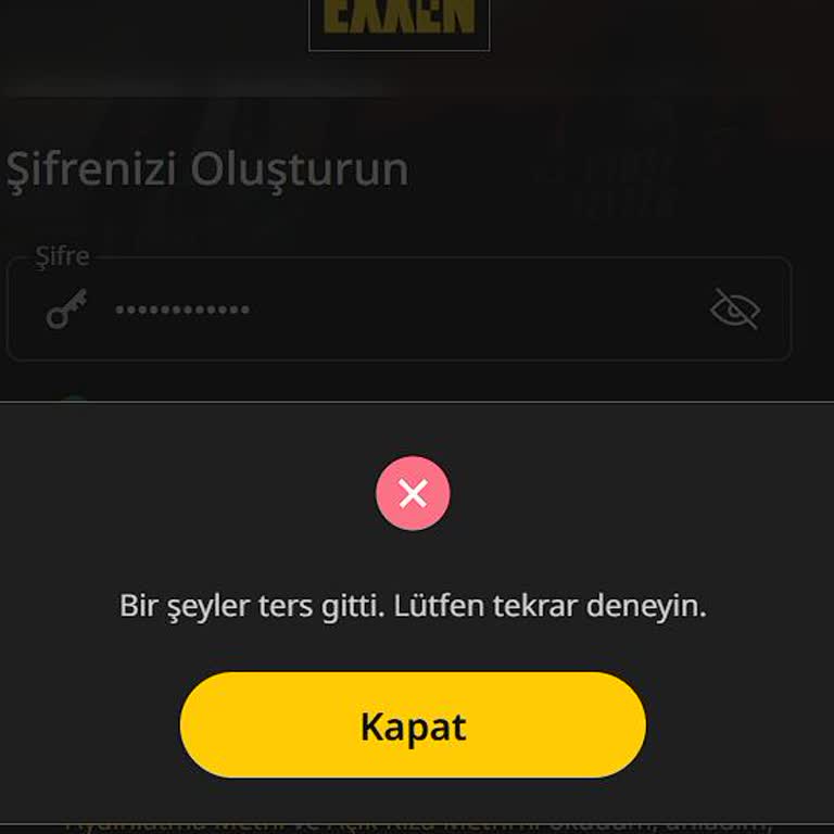 Exxen Promosyon Kodu Kullanılamıyor, Üyelikte Sürekli Hata Alıyorum
