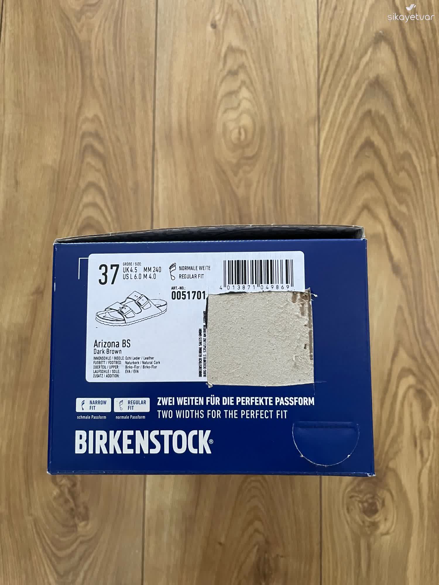 A101'den Satın Alınan Birkenstock Terliklerin Orijinalliği Ve İade