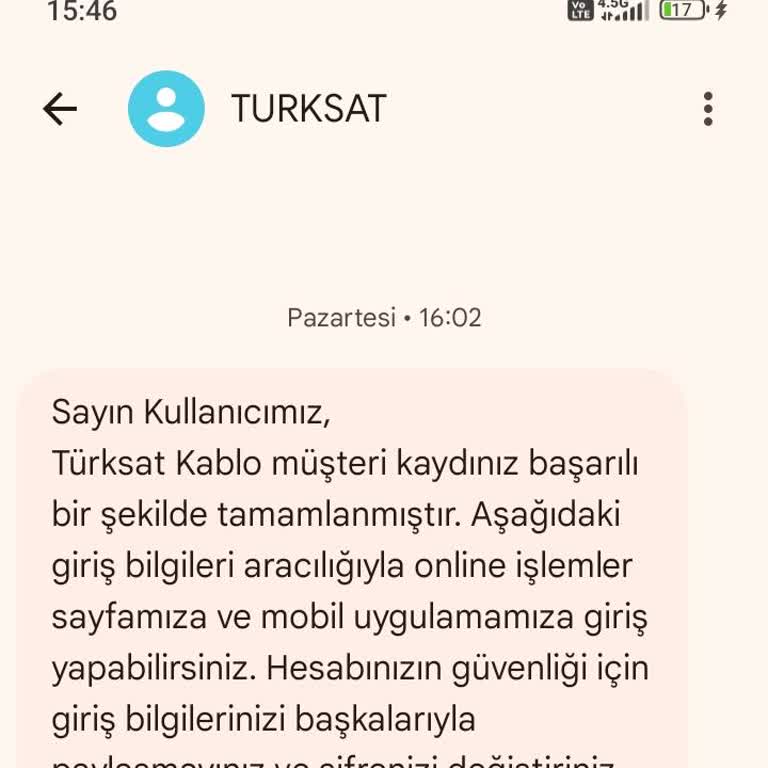 TÜRKSAT Kablo Net İnternet Bağlantısı Gecikmesi Ve Yetersiz Müşteri Hizmeti