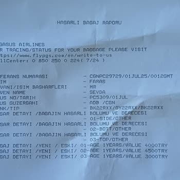 Pegasus zahlt wenig Geld für zerstörte Koffer, realitätsfernes Angebot trotz Nachweis