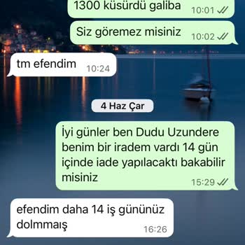 İade Ücreti İki Aydır Yatmadı, Engellendim!