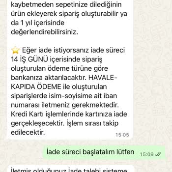Caddestore İade Ücretimi Hala Yatırmadı Mağdur Oldum
