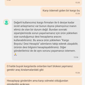 Kargo Bedeli Kesintisi Nedeniyle Kazanç Kaybı Yaşadım