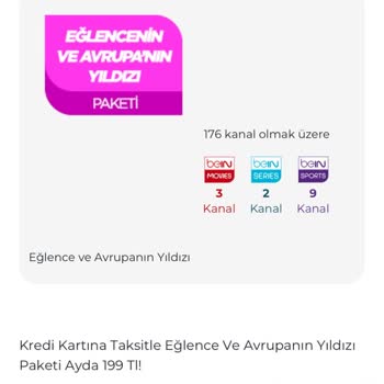 Kampanya Paketinde Belirtilen Bein Sport Süresi Farklı Çıktı