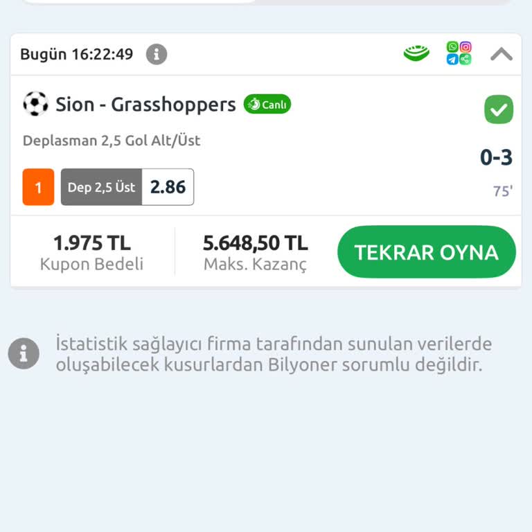 Kazanan Kuponumun Tam Ödemesi Yapılmadı