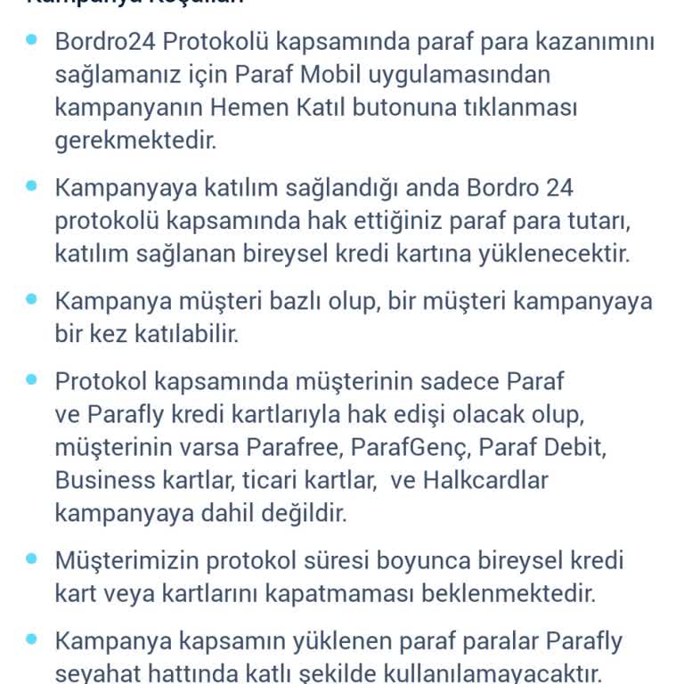 ParafPara Puanlarımı Kullanamıyorum, Mağduriyetim Giderilsin!