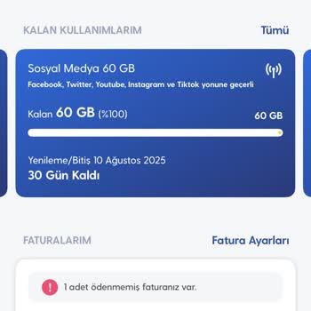 İnternet Paketi Olmasına Rağmen Haksız Fatura Ve Ek Ücret