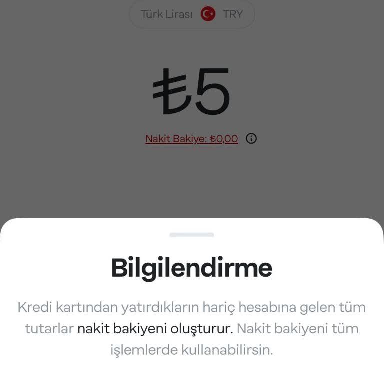 Papara Hesabımdaki Kredi Kartı Yüklemesine Getirilen Kısıtlama Nedeniyle Paramı Kullanamıyorum