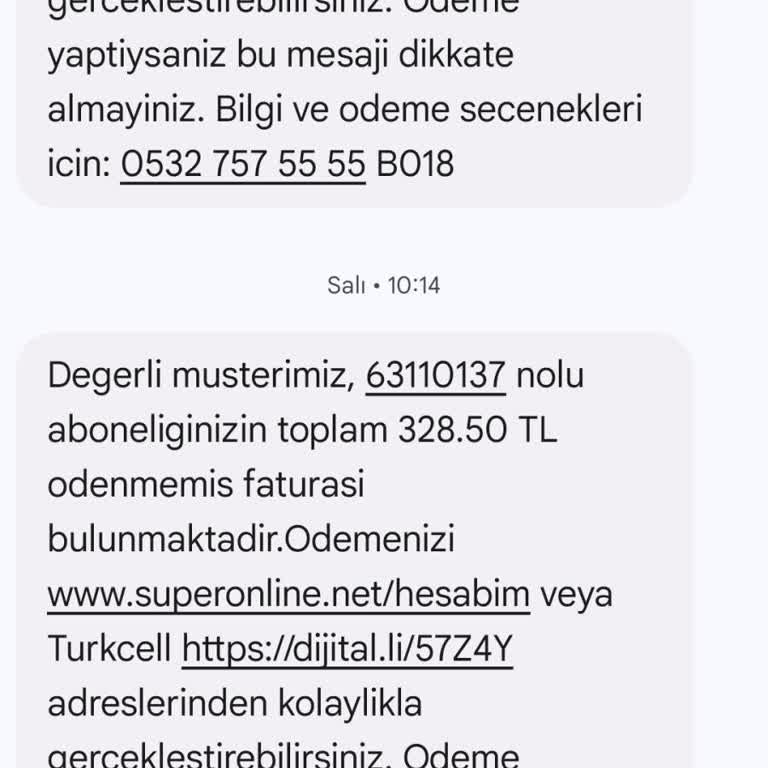 İptal Sonrası Tekrar Fatura Mesajı Almak Can Sıkıcı