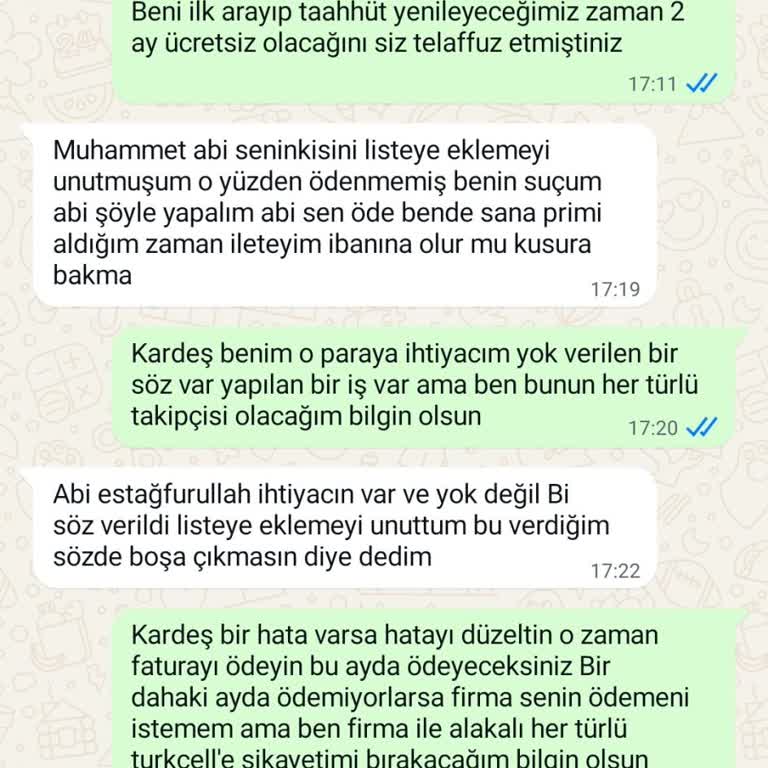 Taahhüt Yenileme Sonrası Söz Verilen Ücretsiz Dönem Sağlanmadı