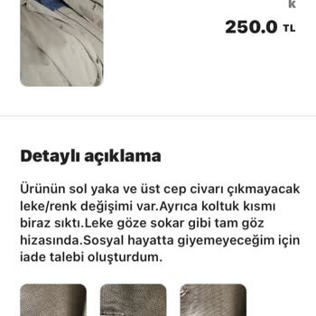 Gardırop Uygulamasında Defolu Ürün Ve Haksız Ücret Kesintisi Mağduriyeti