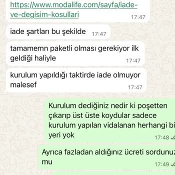 Defolu Ürün, Ekstra Ücret Ve İlgisiz Hizmet: Modalife'da Hayal Kırıklığı