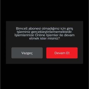 Bimcell Online İşlemlere Erişim Sorunu Ve Yetersiz Destek