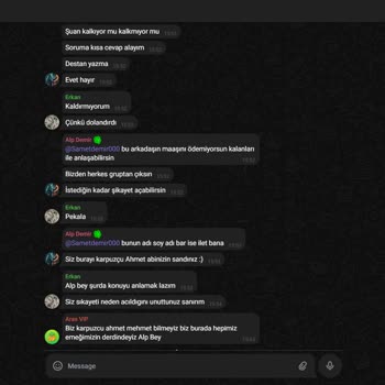 Avva Yöneticileri Ödeme Yapmıyor Ve Tehditvari Konuşuyor