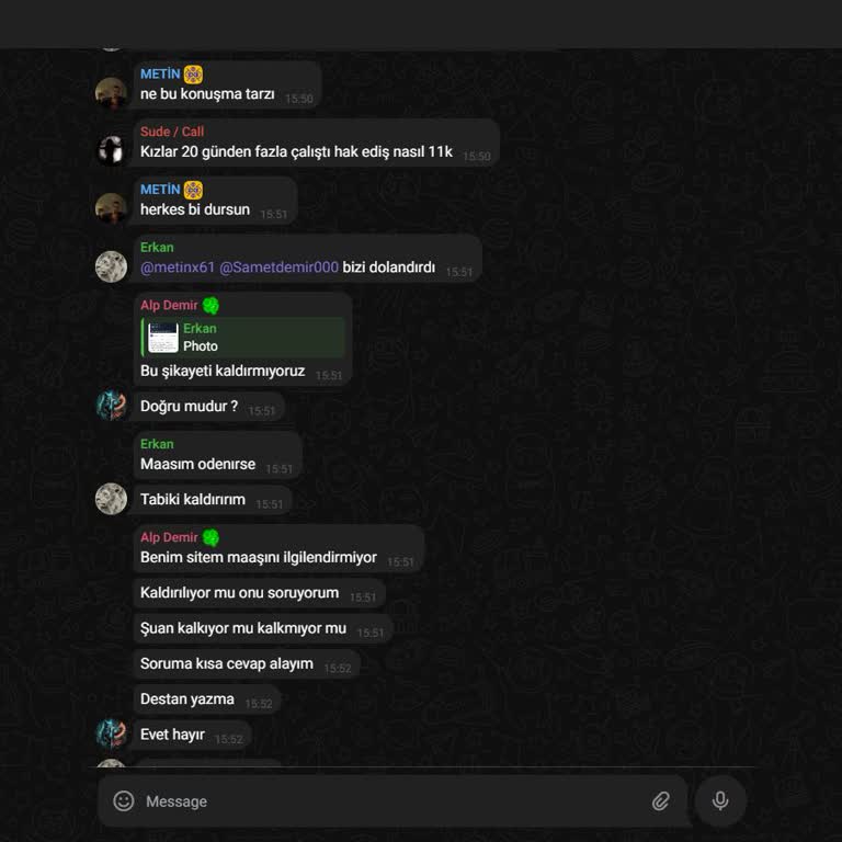 Avva Yöneticileri Ödeme Yapmıyor Ve Tehditvari Konuşuyor