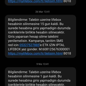 Kullanmadığım Lifebox Üyeliği İçin Haksız Para Kesintisi
