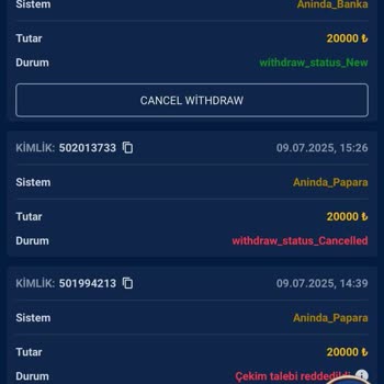 Royalgardenbet Kazancım Bahane Edilerek Silindi, Çekim Yapamadım!