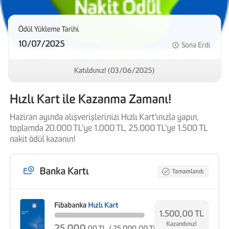 Kampanya Ödülüm Hesabıma Yatmadı, Geri Dönüş Yapılmıyor