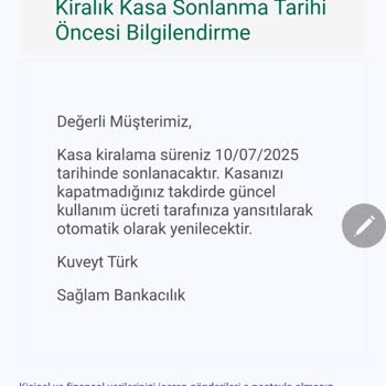 Kiralık Kasa Yenilemede Haksız Yeni Üyelik Ücreti Ve Sözleşme Mağduriyeti