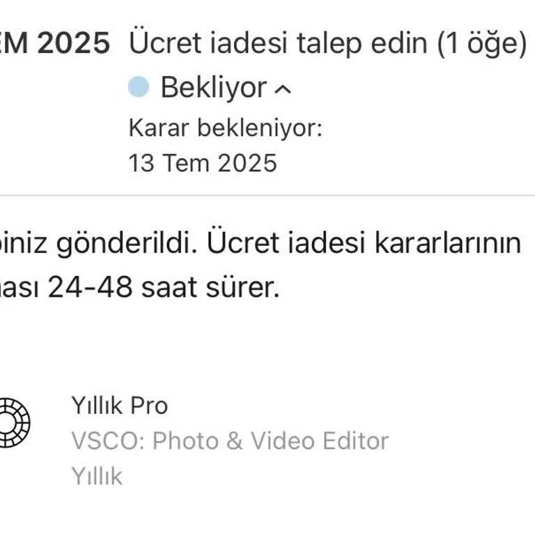 Kullanmadığım Uygulama İçin İzinsiz Ücret Kesintisi Ve İade Sorunu