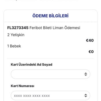 Feribotlines Bilet Ve Liman Ücreti Mağduriyeti