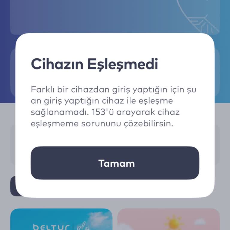 Yeni Telefonda İstanbul Kart Uygulaması Cihaz Eşleşmiyor