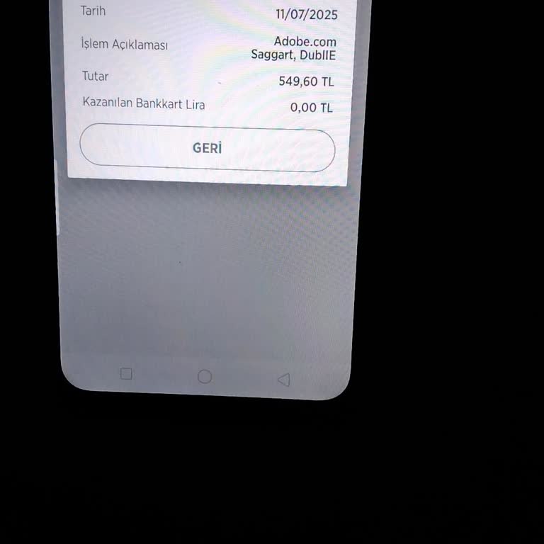Ödeme Planı Olmadan Hesabımdan Para Çekildi
