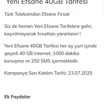 Türk Telekom'da Hediye 20 GB Kampanyası Gerçekleşmedi