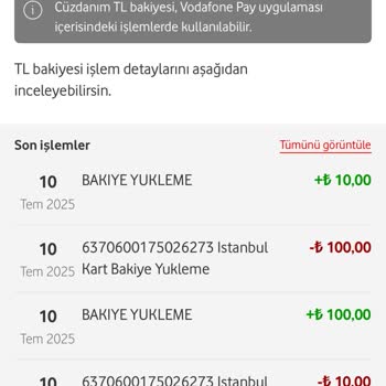 Vodafone Pay İle İstanbulkart Yüklemesinde Bakiye Çekildi Ama Yükleme Yapılmadı