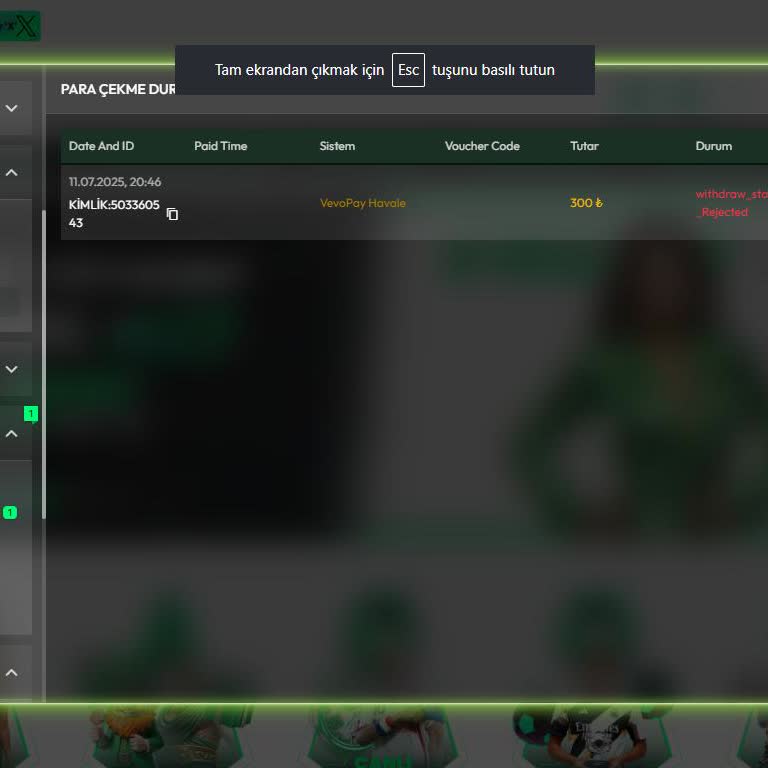 Bonus Kazancım Gerekçesiz İptal Edildi, Param İade Edilmiyor