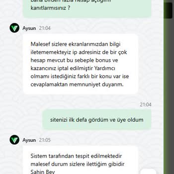 Bonus Kazancım Gerekçesiz İptal Edildi, Param İade Edilmiyor
