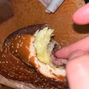 Whopper Menüde Hijyen Sorunu Yaşadım