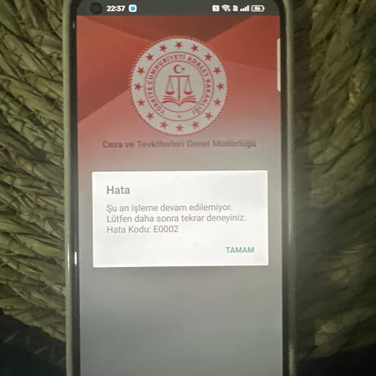 Adalet Bakanlığı E-görüşte Yaşanan Sorunlar Nedeniyle Sevdiklerimize Ulaşamıyoruz