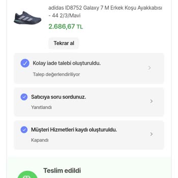 Aldığım Adidas Ayakkabı Kısa Sürede Yırtıldı, İade Ve Destek Sağlanmadı
