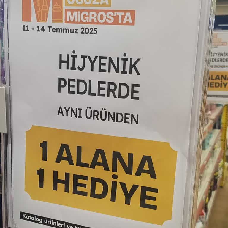 Migros Hijyenik Ped Kampanyasında Eksik İndirim Ve Yanlış Bilgilendirme Mağduriyeti