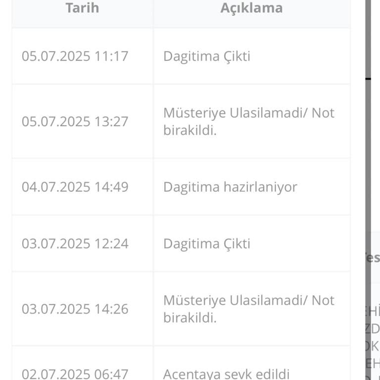 Kurye Teslimatında Ulaşılamama Sorunu