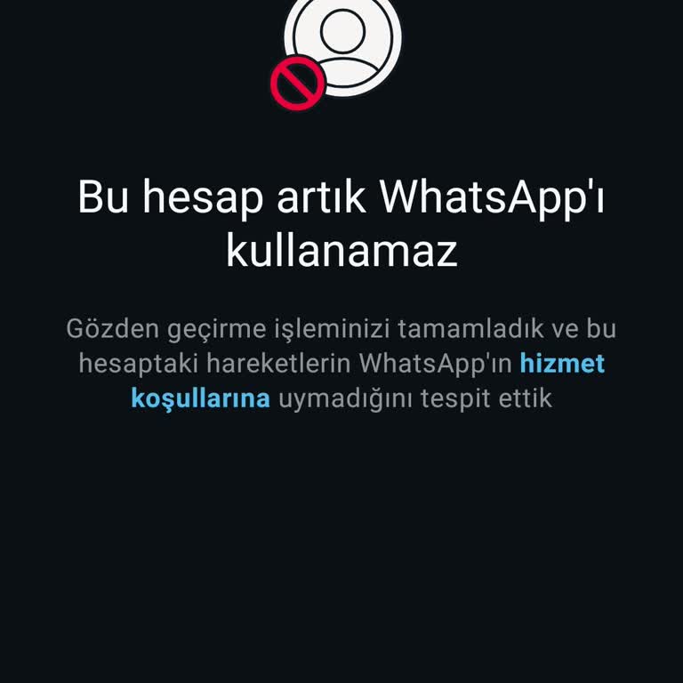WhatsApp Numaram Haksız Yere Yasaklandı
