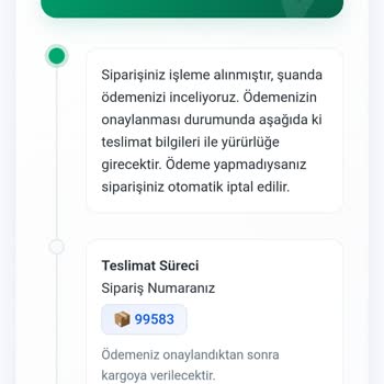 Sipariş Sonrası Şüpheli Aramalar Ve Ürün Teslim Edilmemesi