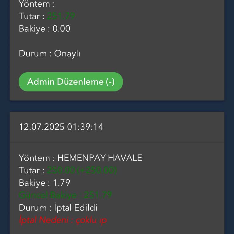 Betgaranti Sitesinde Çoklu İp Bahanesiyle Ödemelerin Yapılmaması