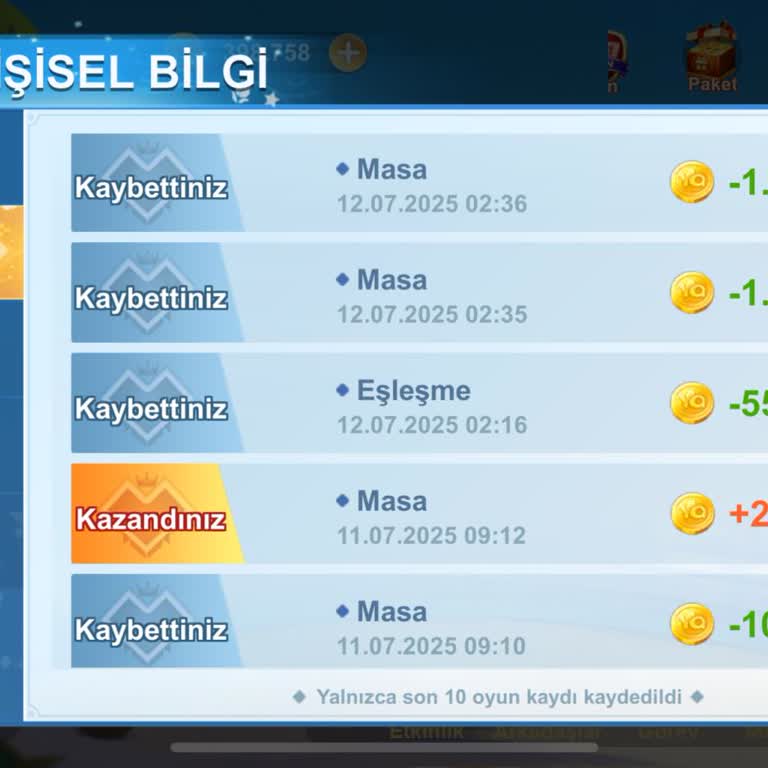 Oyun İçinde Kaybolan Paralar Ve Yetersiz Destek