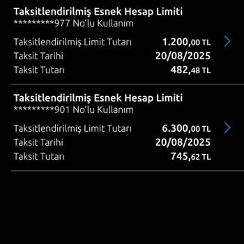 Kullanmadığım Limit İçin Taksit Ve Faiz Ödemek Zorunda Kalıyorum