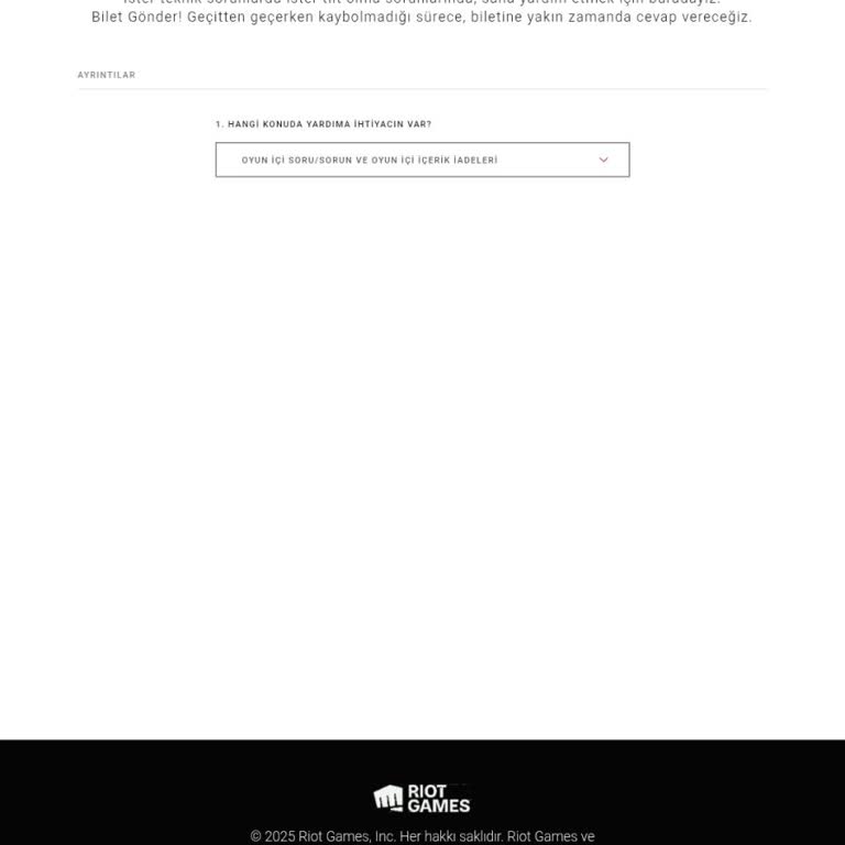 Valorant Gece Pazarı Skin Alımı İçin VP Eksikliği Ve Destek Bileti Sorunu