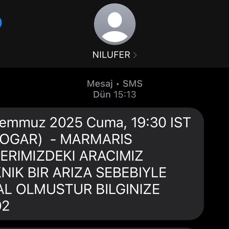 Otobüs Seferi İptali Ve Yetersiz Müşteri Hizmeti Nedeniyle Mağduriyet