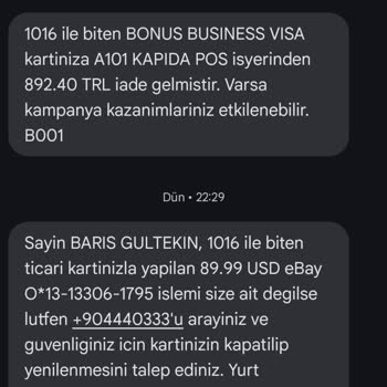 Ebay Üzerinden Yaptığım Alışverişte Siparişime Ulaşılamıyor Ve Param Çekildi