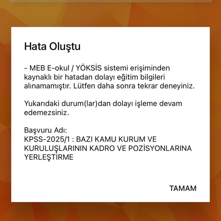 ÖSYM Tercih Güncelleme Hatası Başvuru Süresi Devam Ederken Düzelmiyor