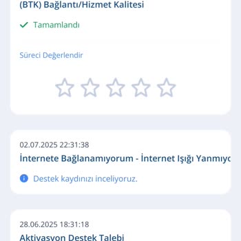 İnternet Bağlantısı Sorunu Ve Yetersiz Destek