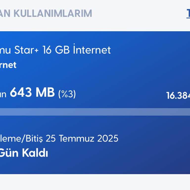 Turkcell İnternet Paketimin Hızla Tükenmesinden Şikayetçiyim