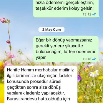 Manikür Paketi Hizmeti Alamadım, Para İadem Yapılmıyor