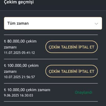 Çekim Talebim Sonrası Ödeme Yapılmadı Ve Hesabım Kısıtlandı