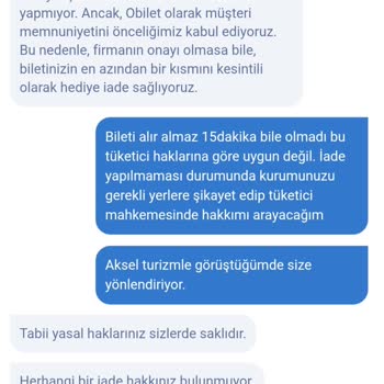 Yanlış Tarihli Biletin İptalinde Yetersiz İade Ve Zorlayıcı Müşteri Hizmeti